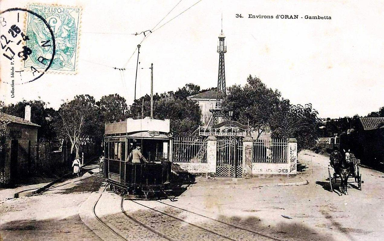 Oran-Gambetta - Tramway  - 1936.jpg